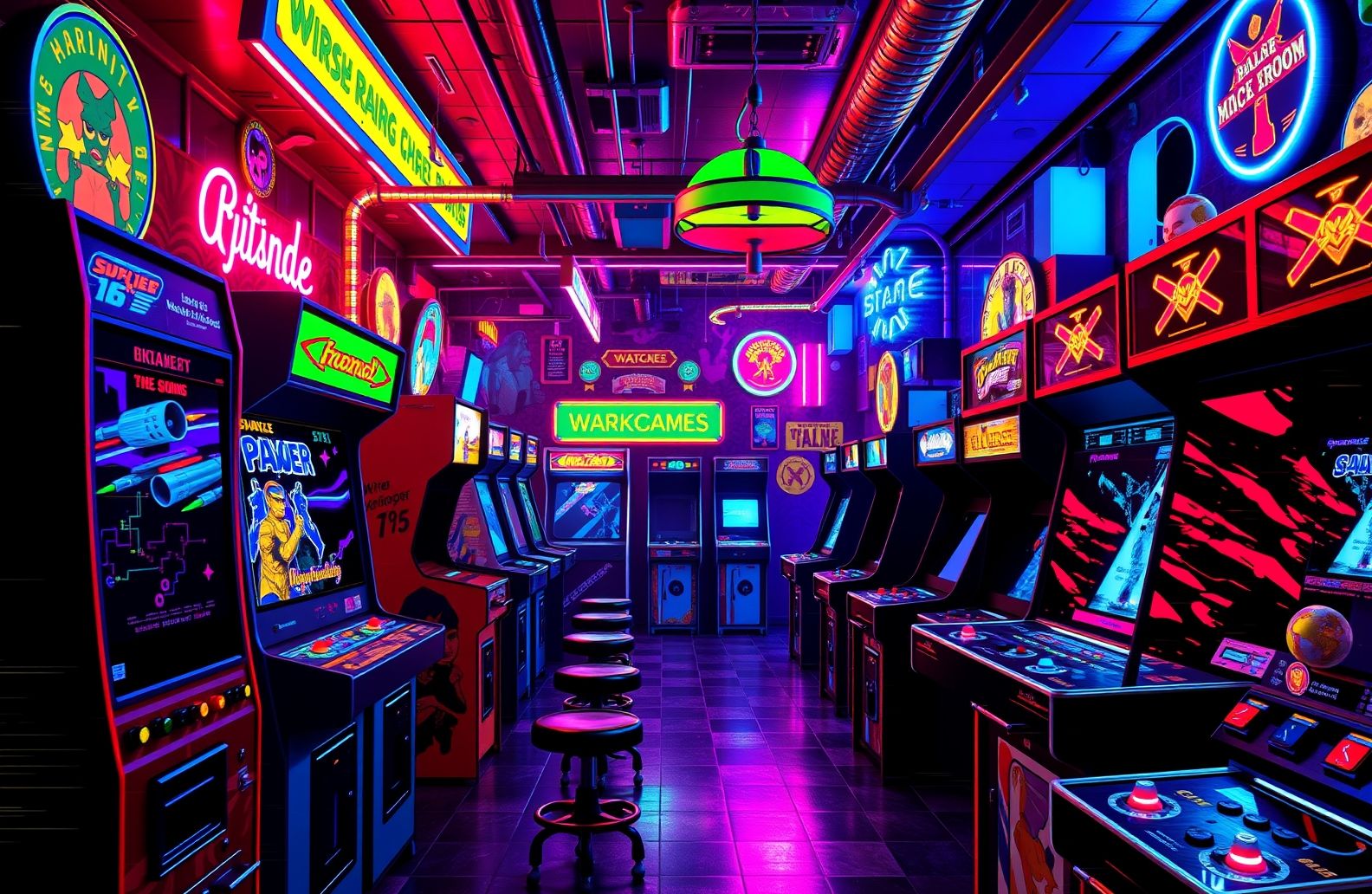 Classic Arcade Wallpaper