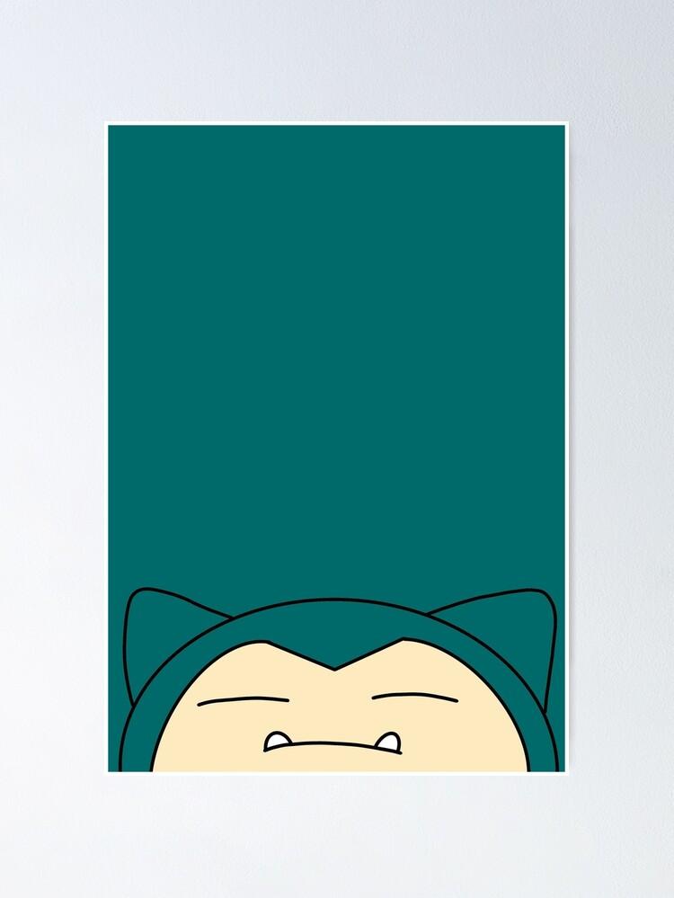 The face of snorlax Poster for Sale by Cartoonaholic Sinclair