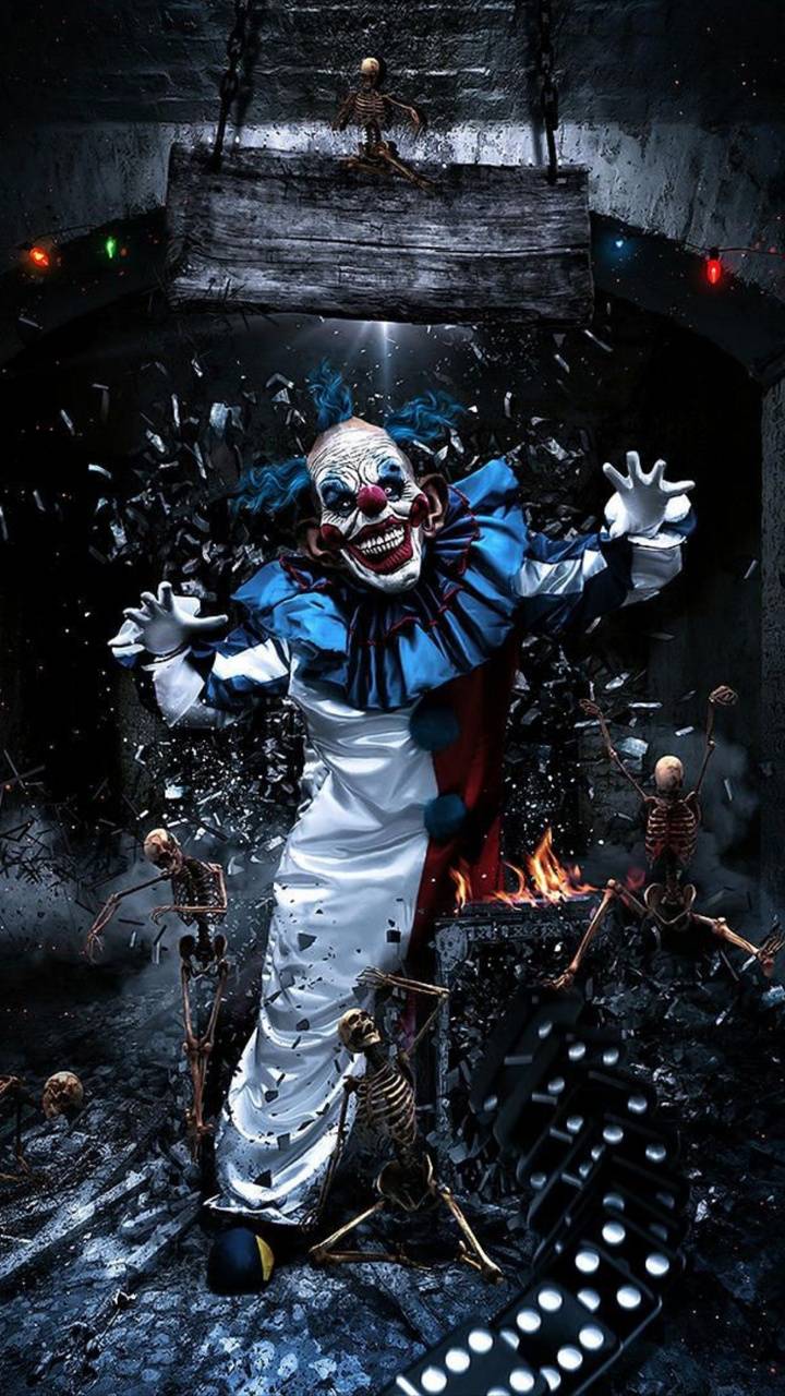 Scary Clown Phone Wallpaper On