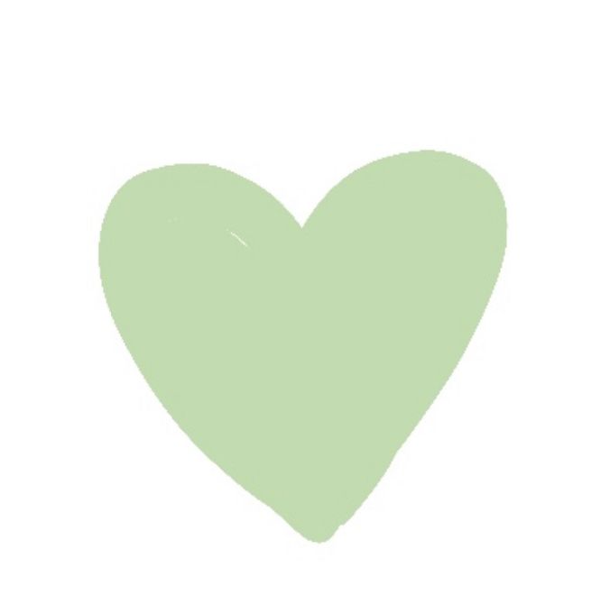 Green Heart iPhone Wallpaper
