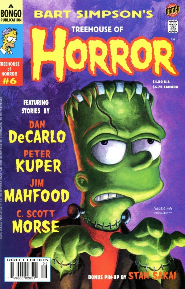 Bart Simpson S Treehouse Of Horror Res