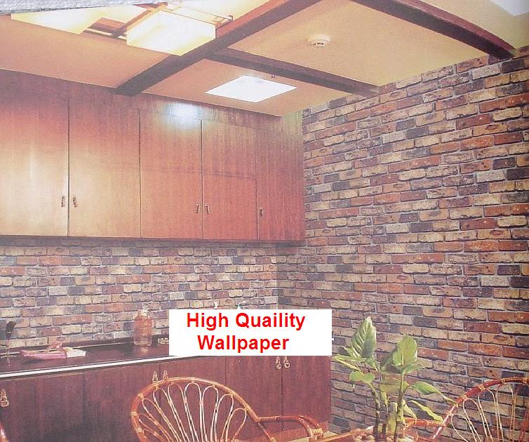 Red Brick Wall Wallpaper Stereoscopic Textured Bricks With