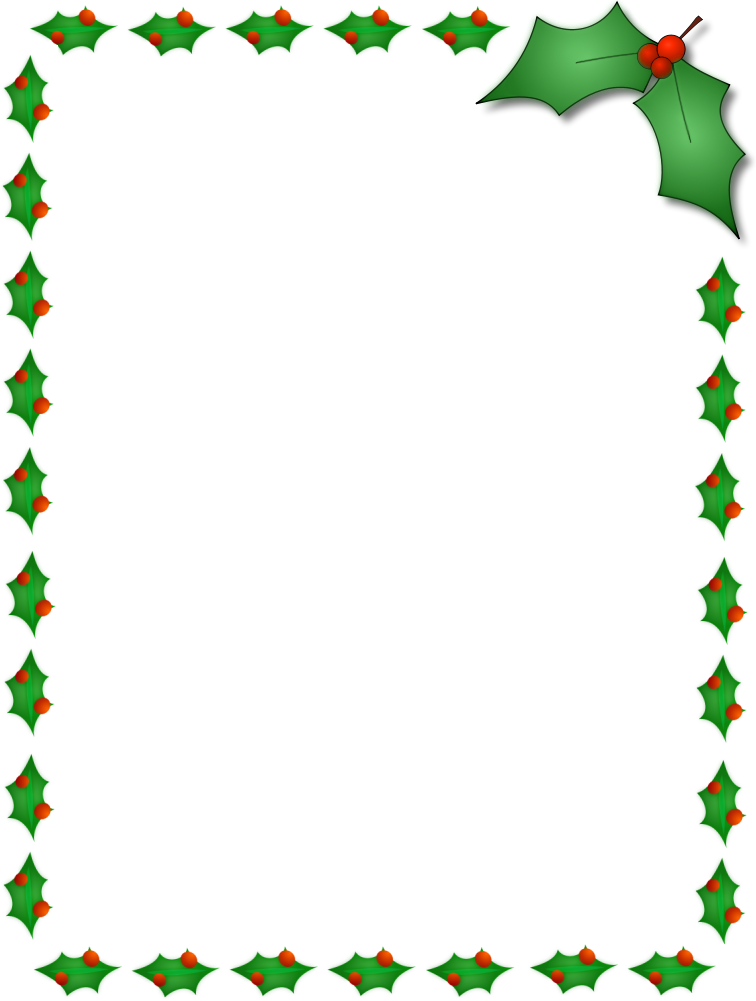 Christmas Clipart Border Transparent Background