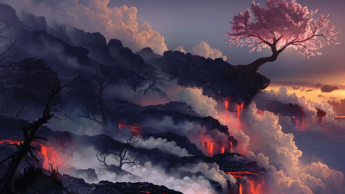 Volcano Wallpaper And Background Image Id