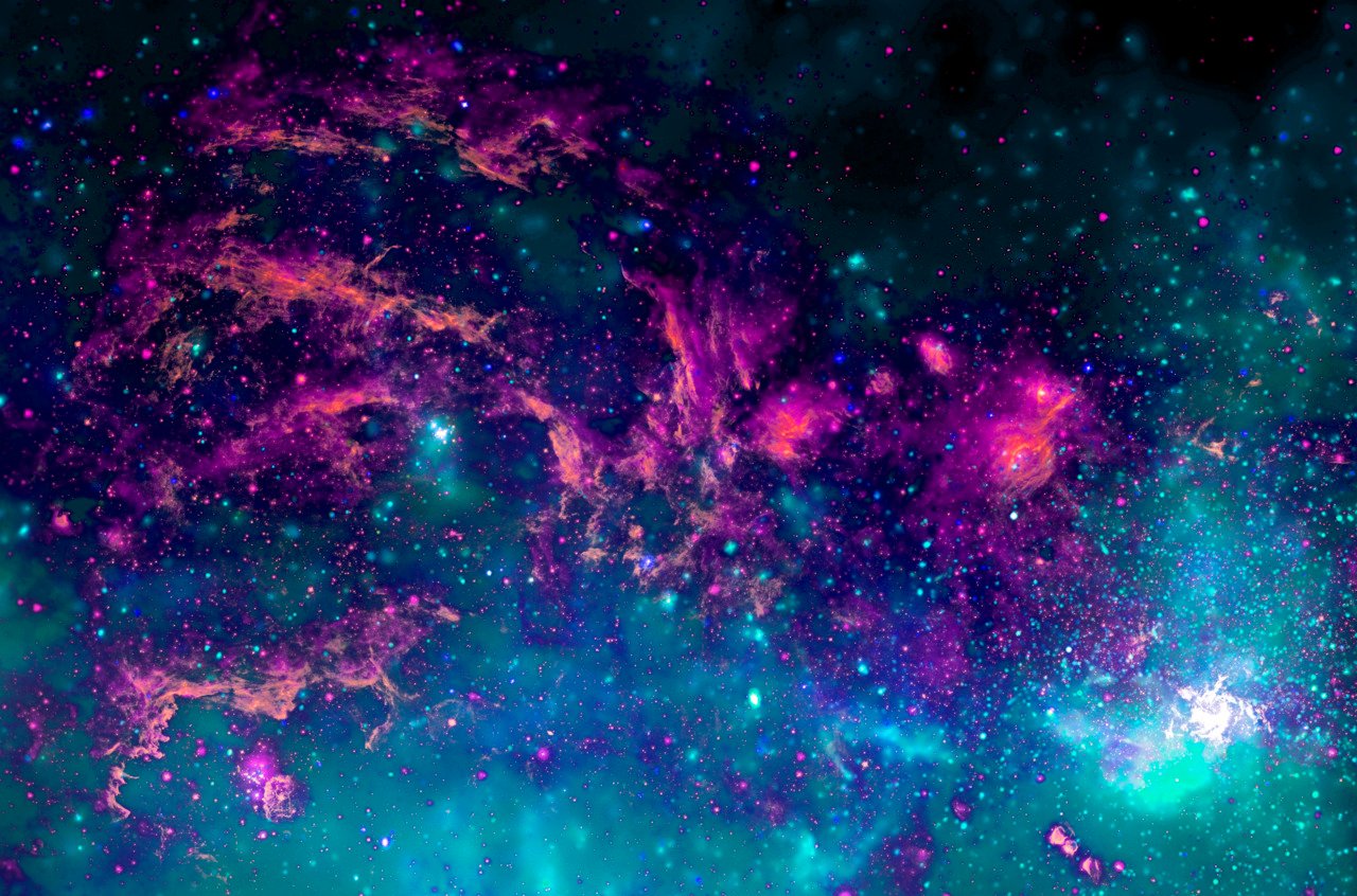 pastel galaxy background