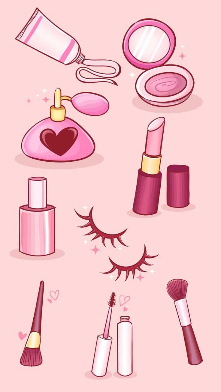 Adorable Makeup Look For All Occasions Wallpaper