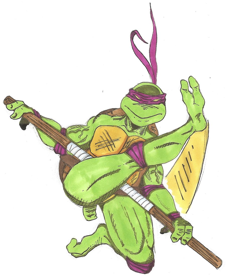 Donatello Ninja Turtle Color By Burgerhicks80