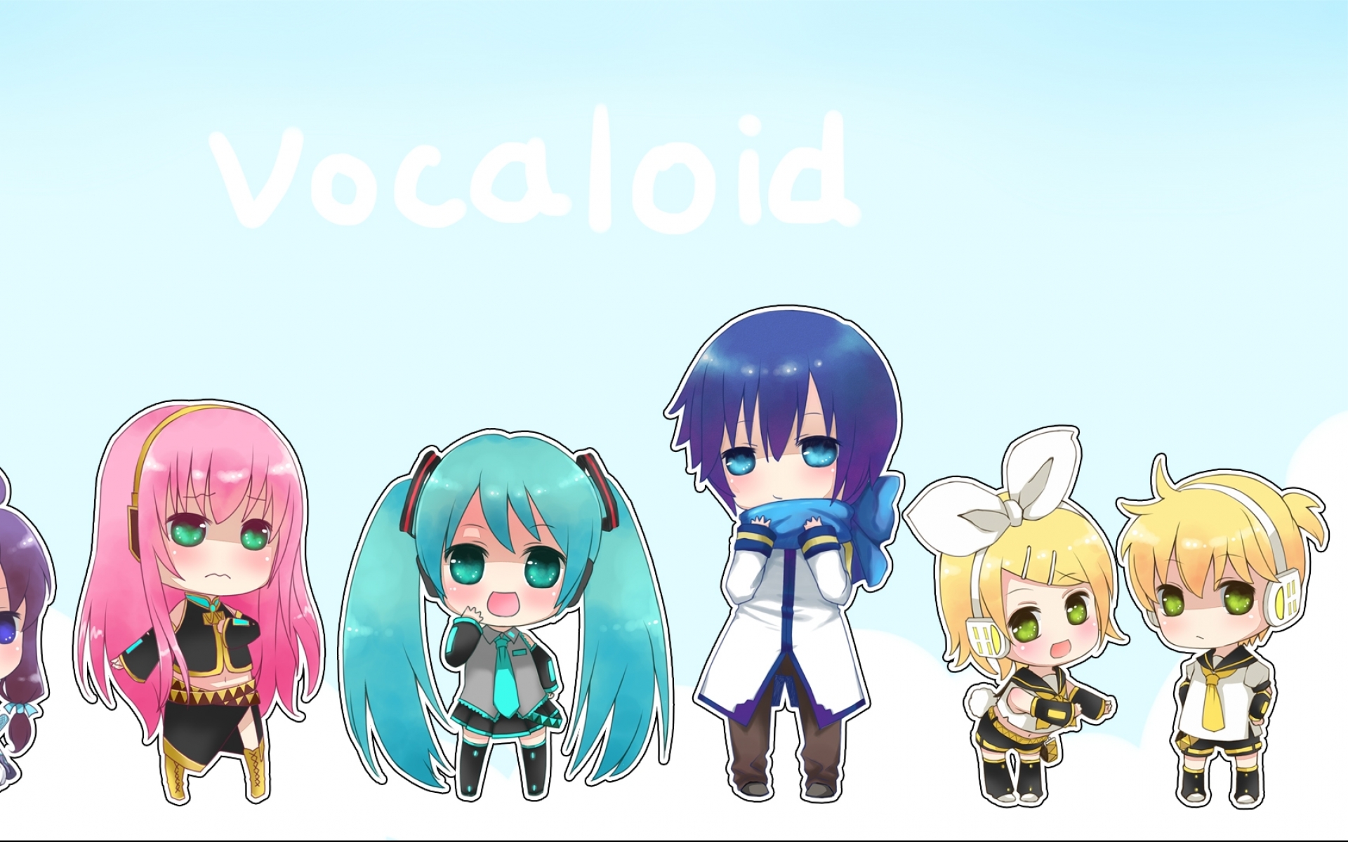 Chibi Group Wallpaper Background Anime Jpg