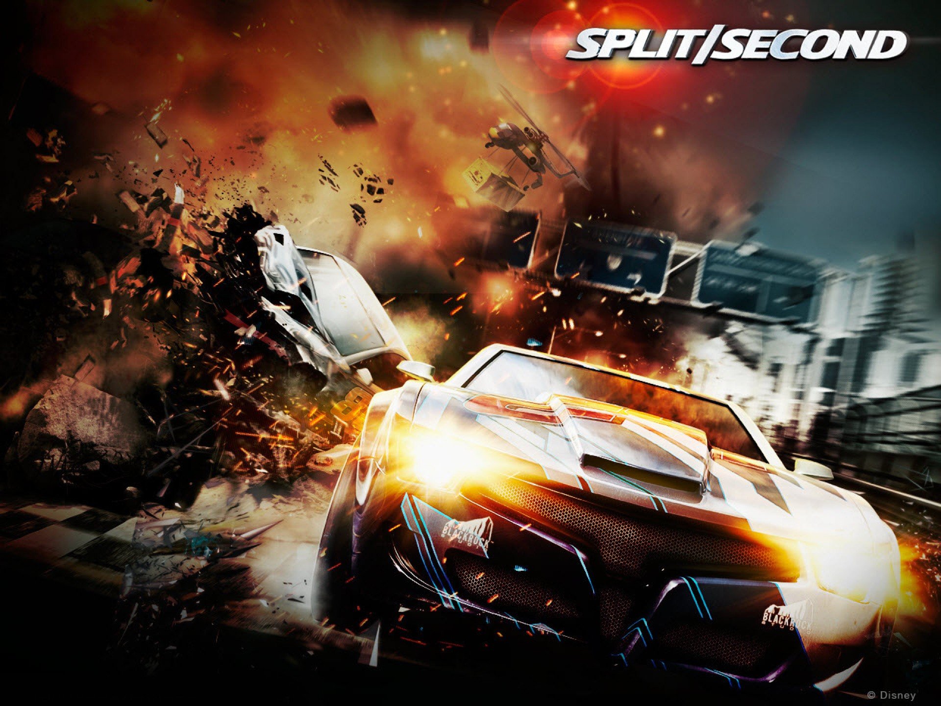 SPLIT SECOND action racing race video game arcade