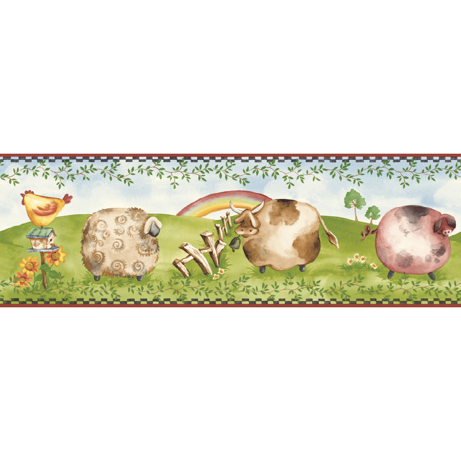 Farmhouse Wallpaper Border Designs