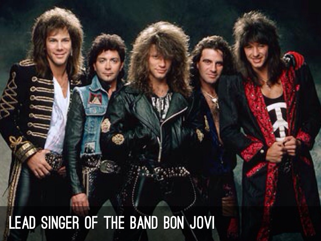 Bon Jovi Band Logo Lead singer of the band bon