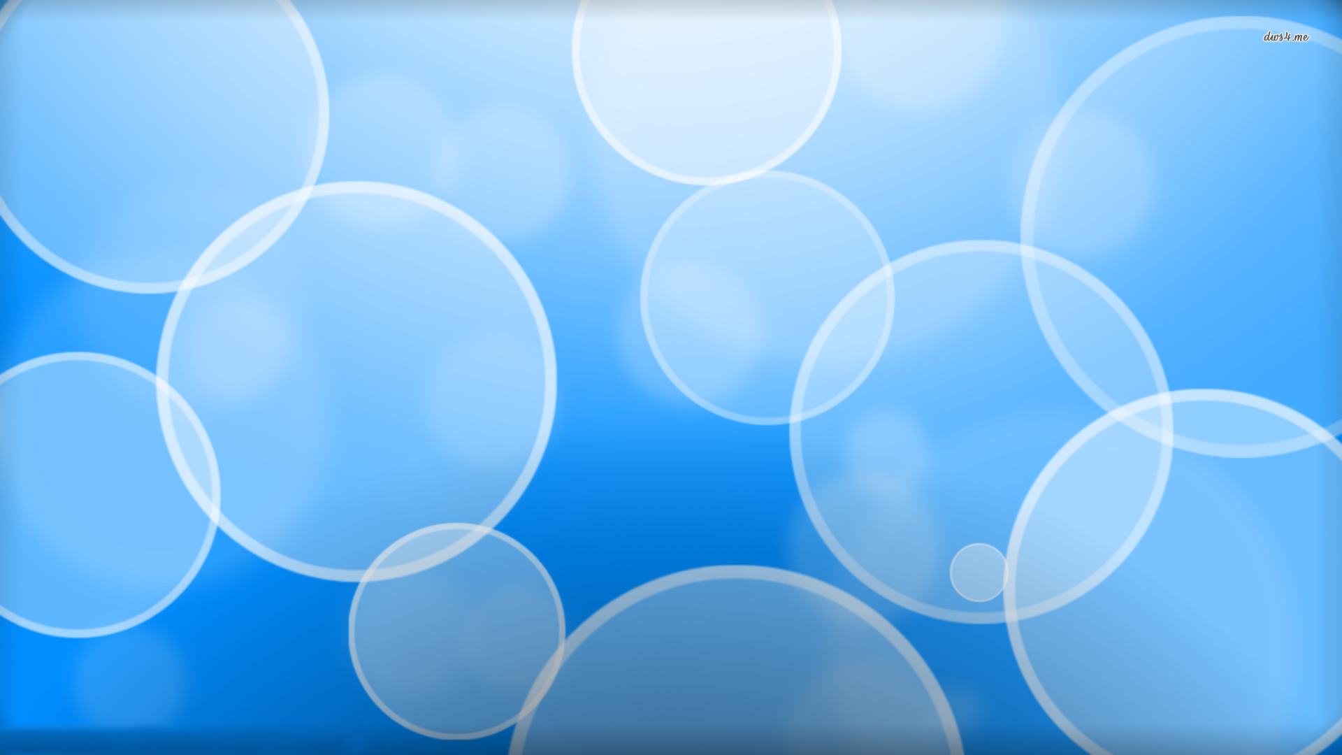 Blue Bubbles Wallpaper Abstract