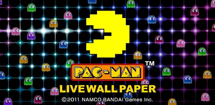 Moving Pac Man As Your Smartphone Wallpaper Live