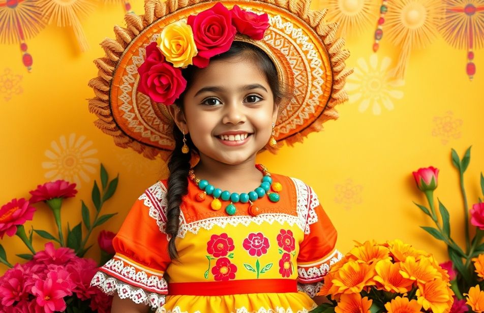 Mexican Girl Wallpaper