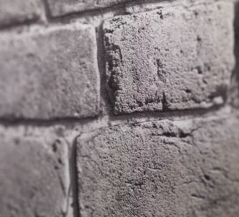 Vintage Bricks Grey Wallpaper 10m Luxury Home Decor