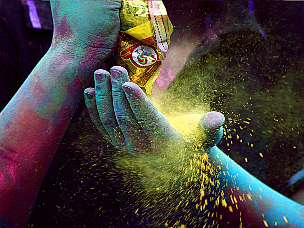 Colored Powder Photo Festival Wallpaper National Geographic