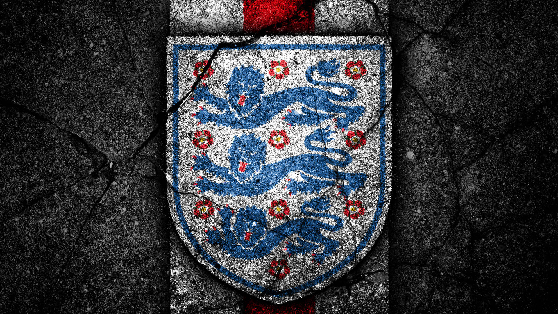 England Football Asphalt Wallpaper