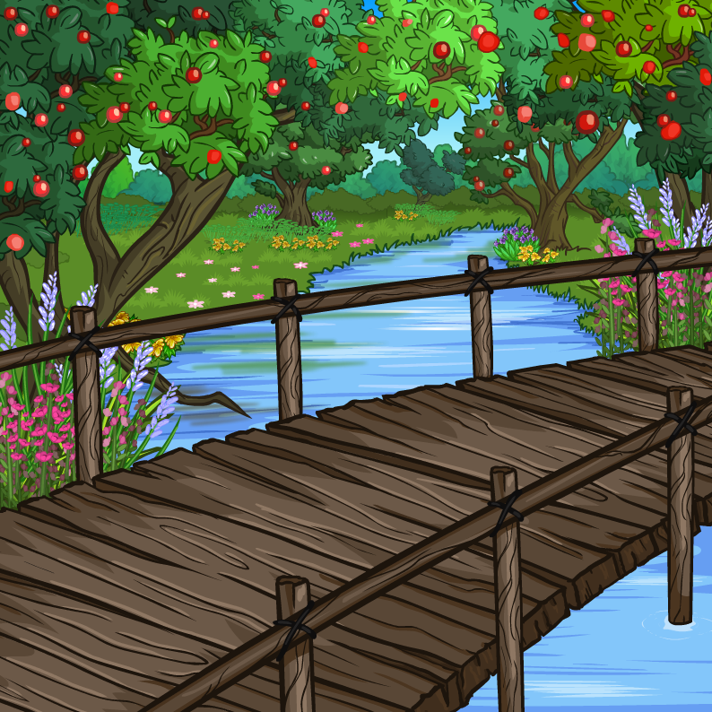 New Virtual Code Bg Bridge To The Orchard Background Neopets