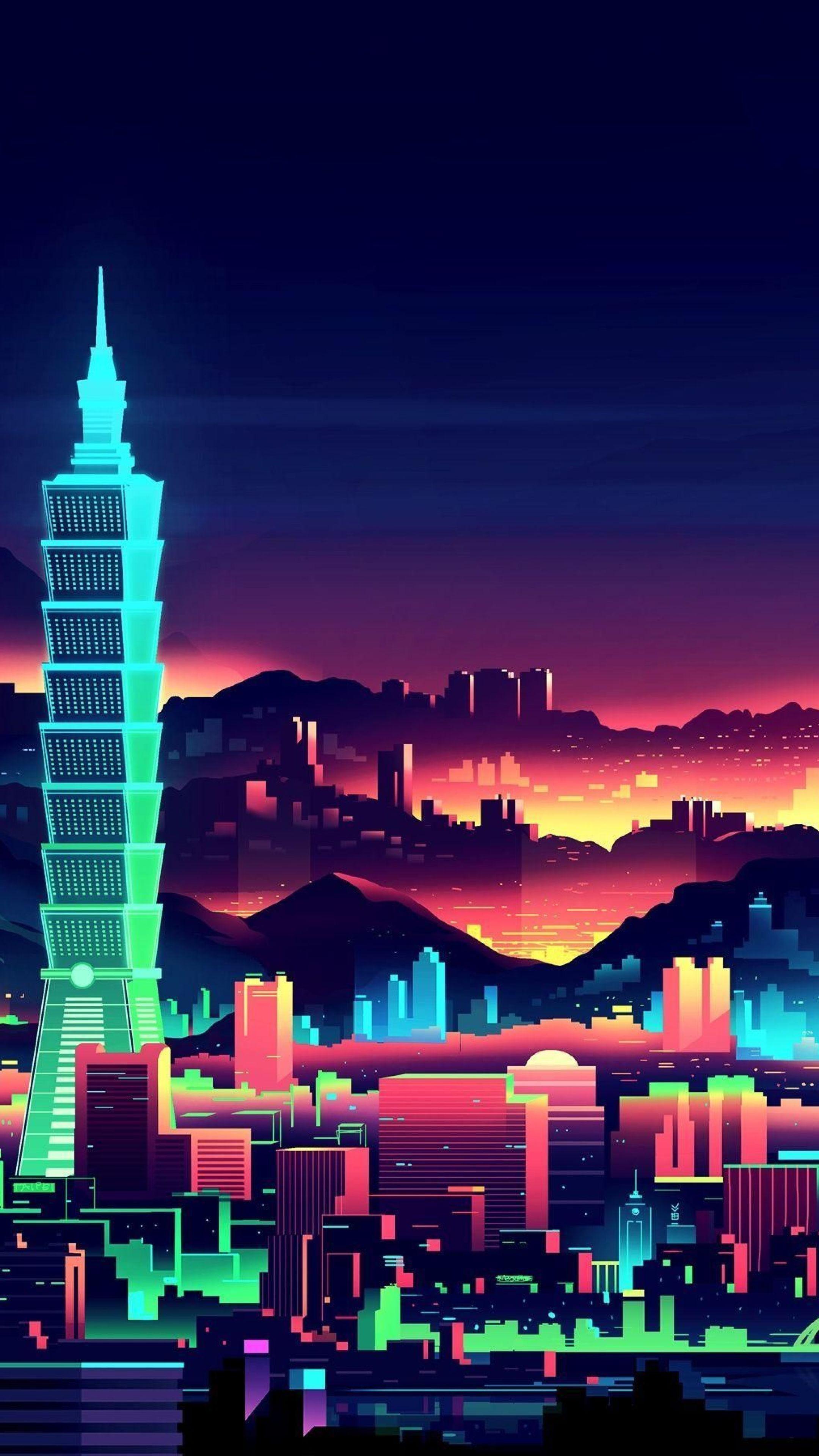 Retro style   80s Retro Futuristic HD wallpaper  Pxfuel