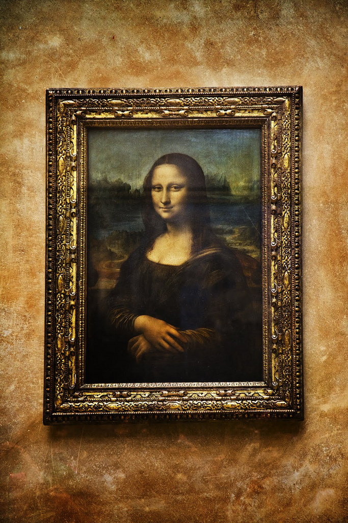 Wallpaper Mona Lisa Louvre