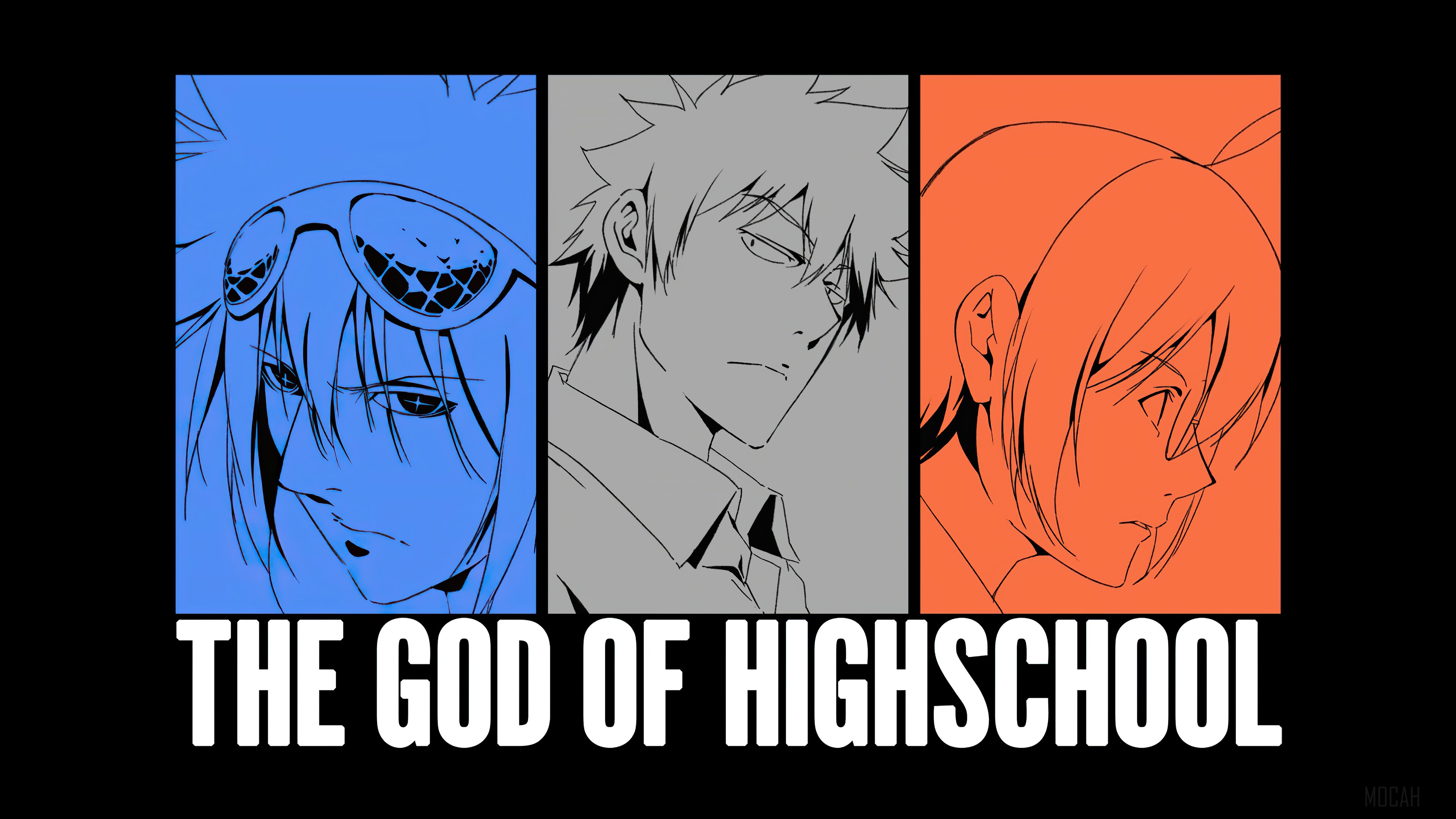 God Of High School Goh Anime Jin Mori Mo Ri Han