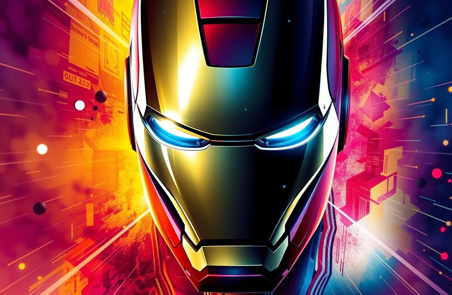 Iron Man Face Wallpaper