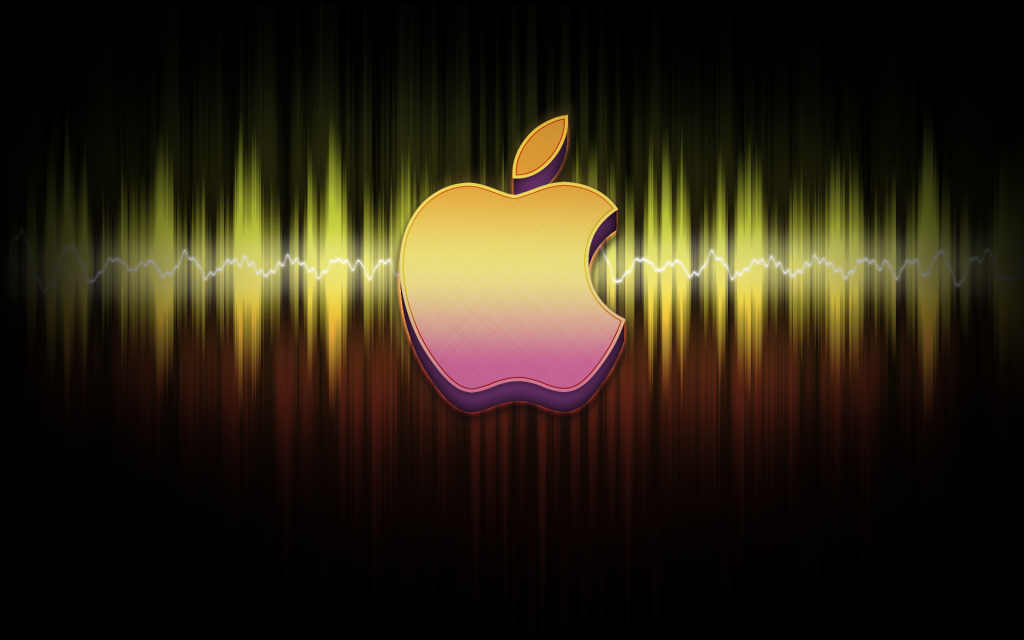 Apple Sound Waves Background   Apple Sound Waves Wallpaper for Desktop