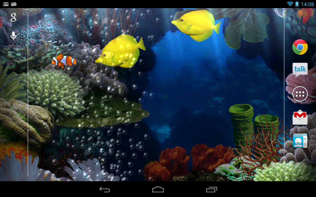 Kittehface Software Aquarium Live Wallpaper V3