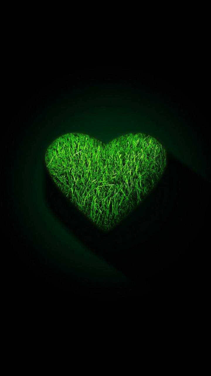 Green Heart Wallpaper