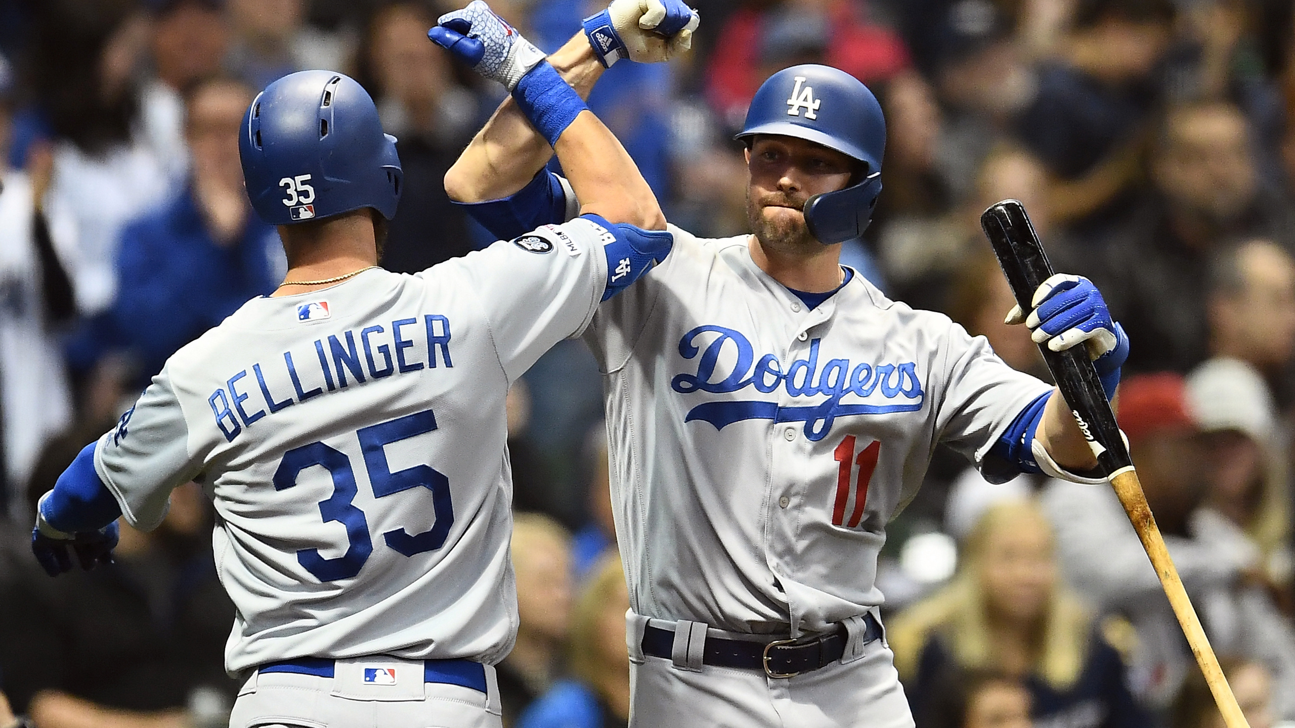 Bellinger Muncy and Urias Lead LA Dodgers Past Milwaukee