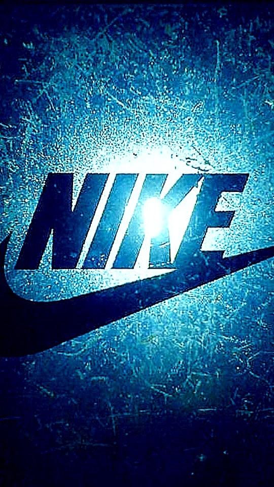 Nike Blue Ice Wallpaper Logo