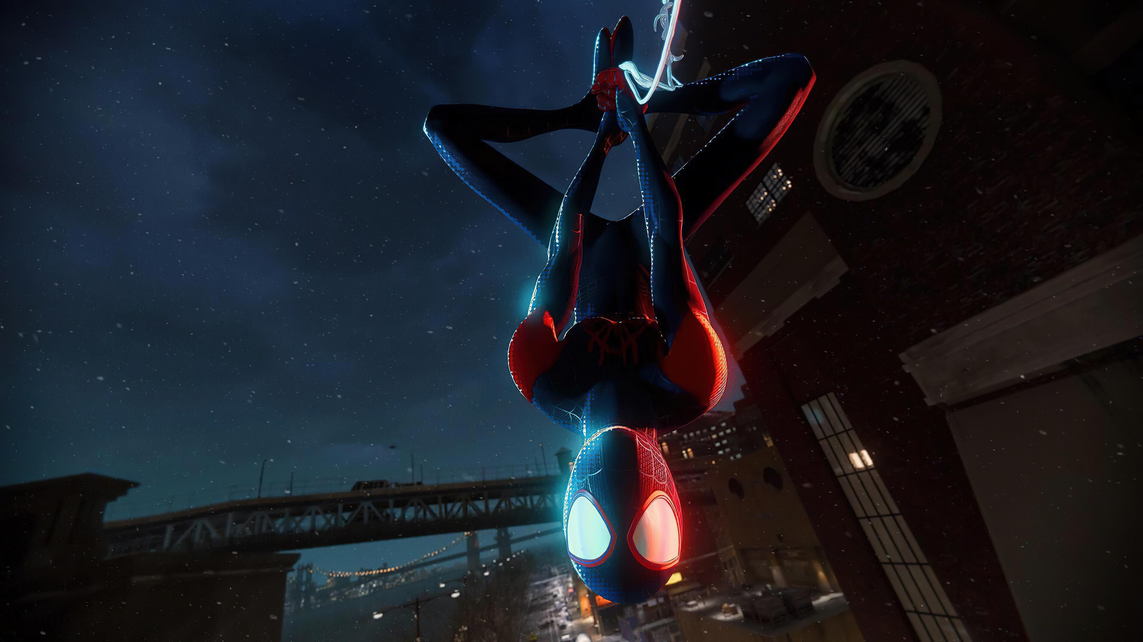 Spider Man Miles Morales Into The Verse HD 4k Wallpaper
