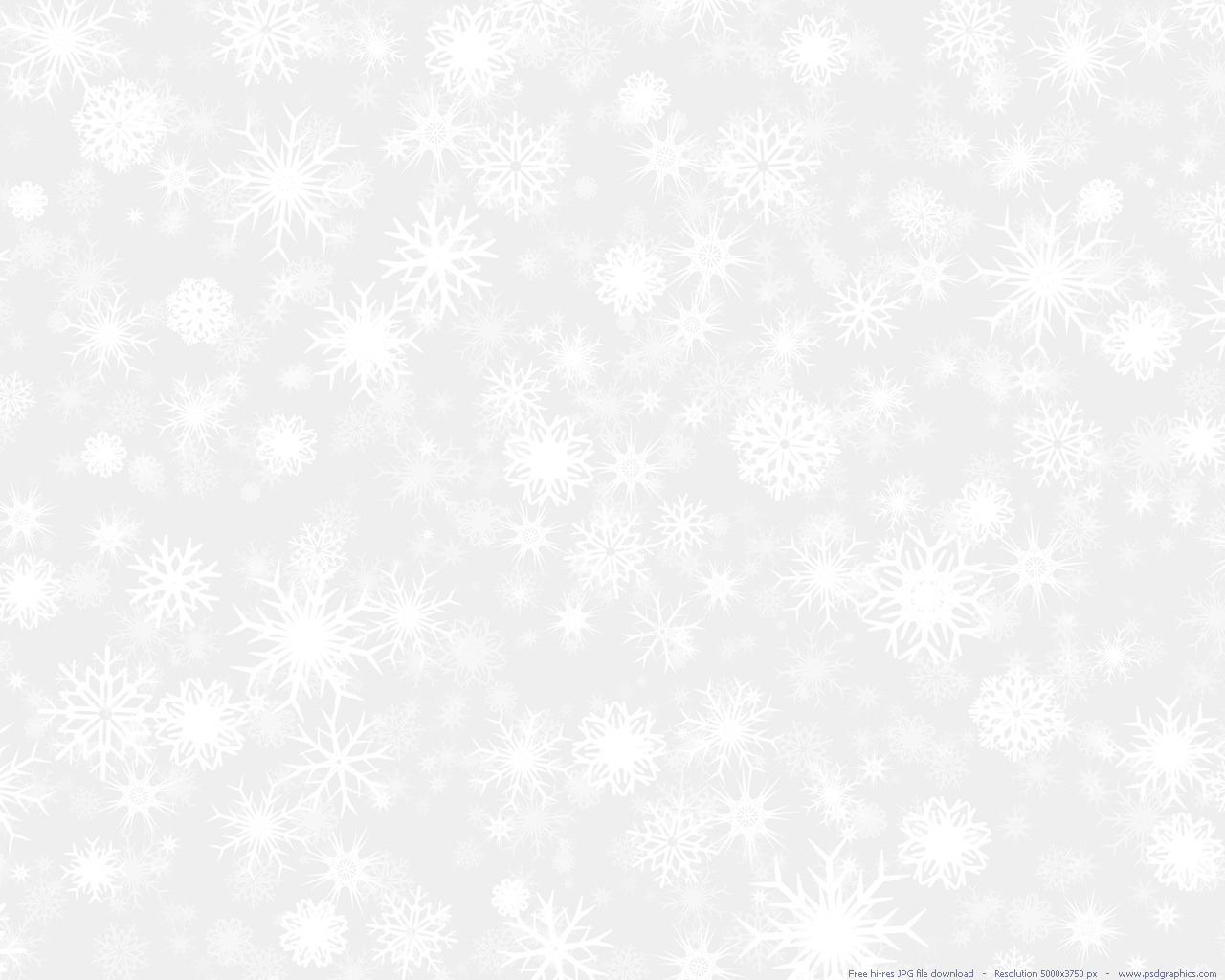 White Snowflake Background Snow Background