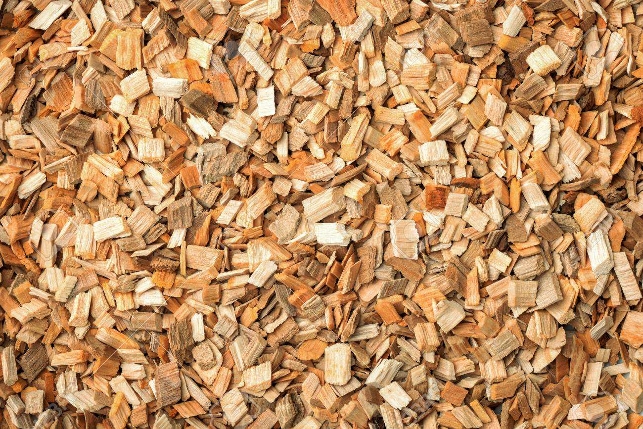 Close Up Of Smoking Wood Chips Background Stock Photo Picture And