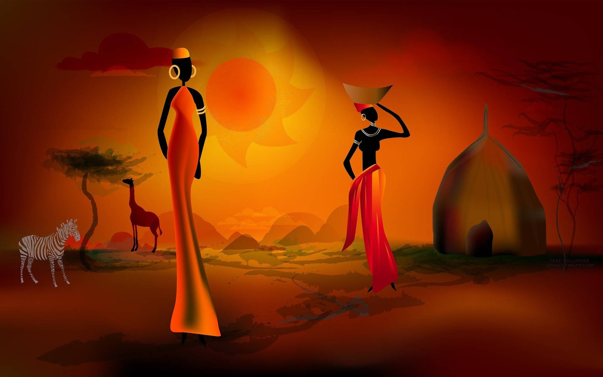 African Art Wallpaper