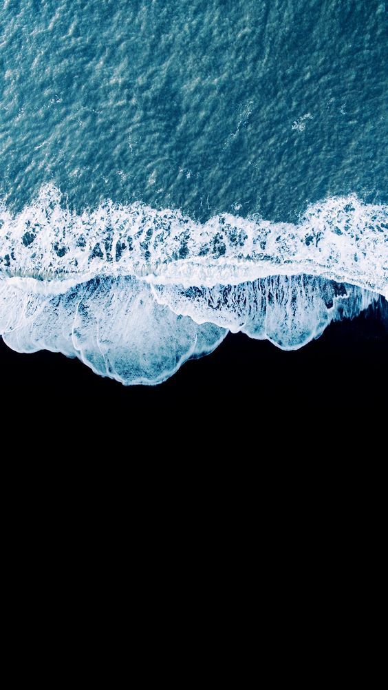 Overe It Ocean Wallpaper Dark iPhone Background