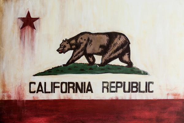 California Republic Wallpaper Art Print