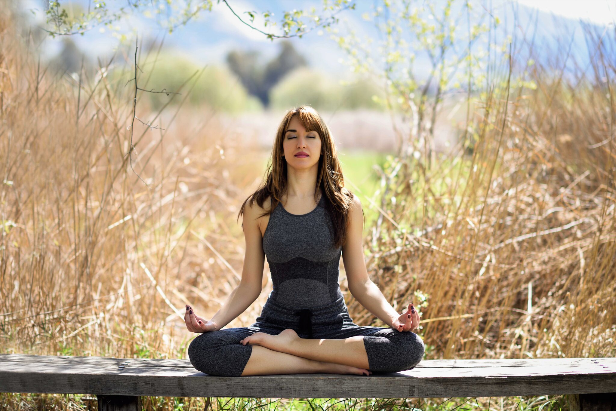 Woman Yoga HD Wallpaper