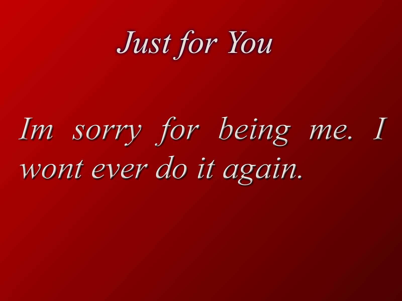 Sorry Wallpaper 67 pictures