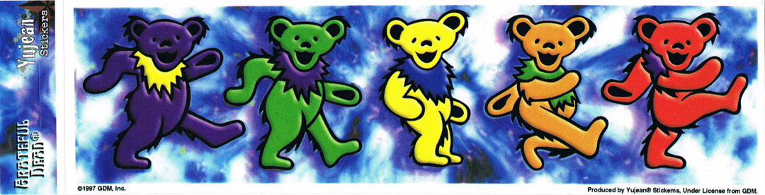 Grateful Dead Beanie Bears Bear Posterjpg