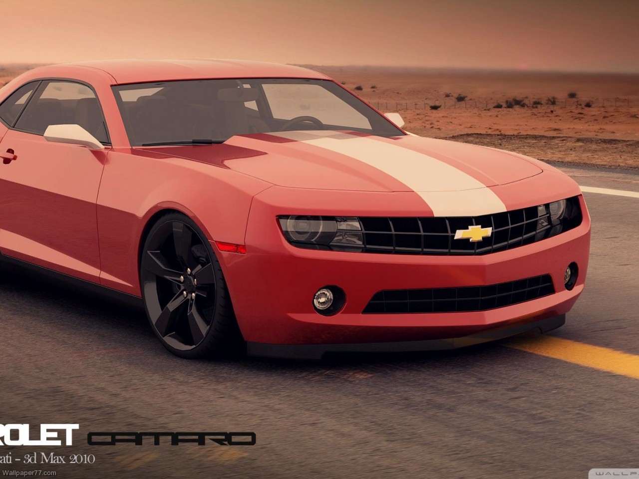 Red Camaro Wallpaper Pictures