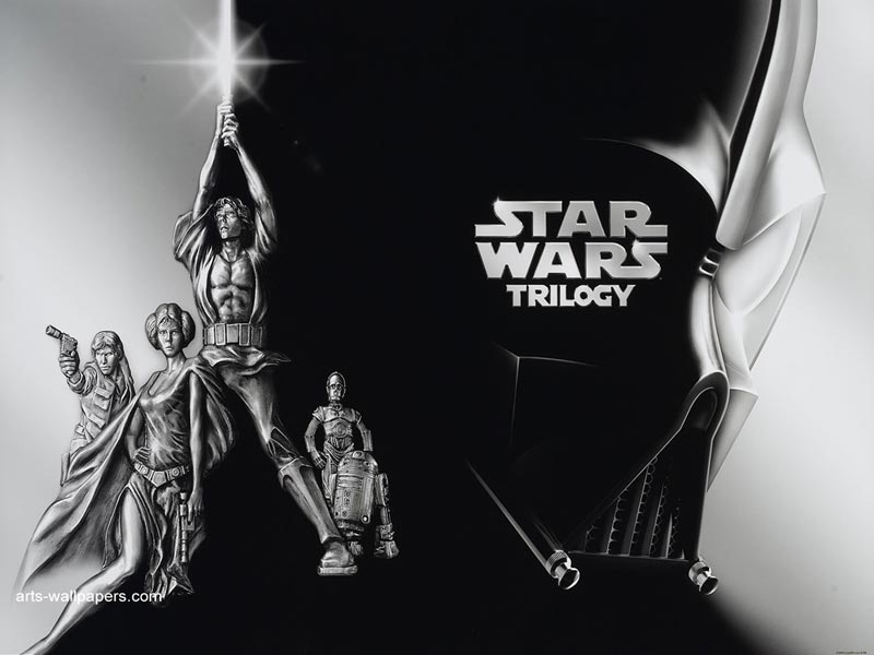 Star Wars Trilogy Poster Wallpaper Desktop