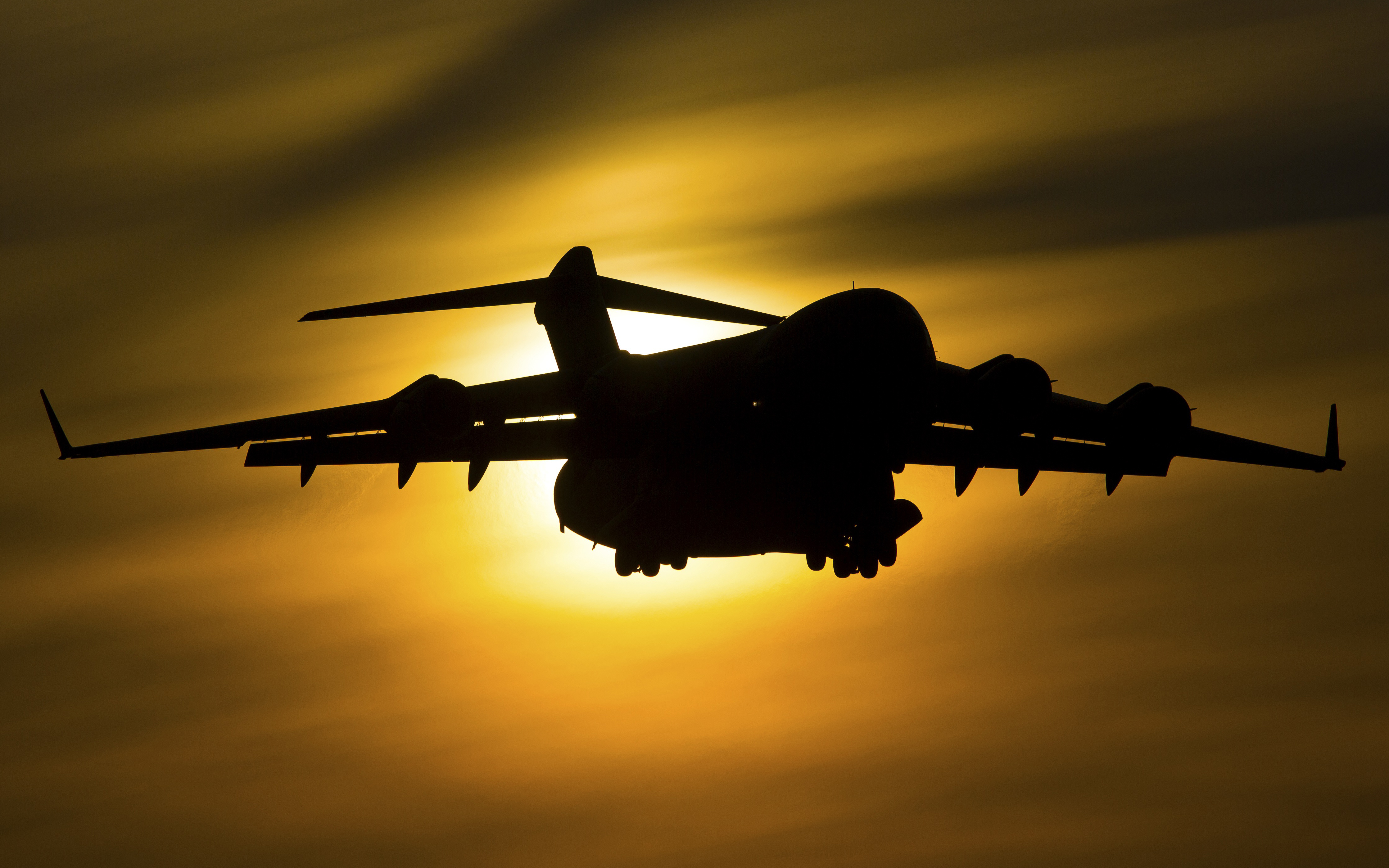 Boeing C Globemaster Iii Military Transport Aircraft 4k Wallpaper