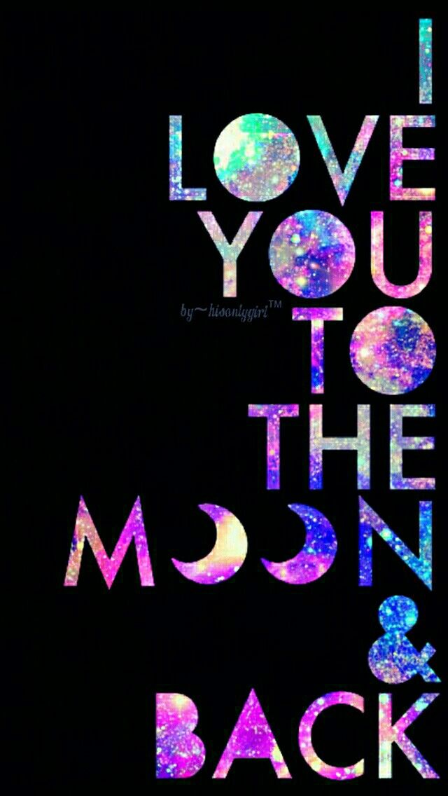 Love You Galaxy Wallpaper I Made For The App Cocoppa