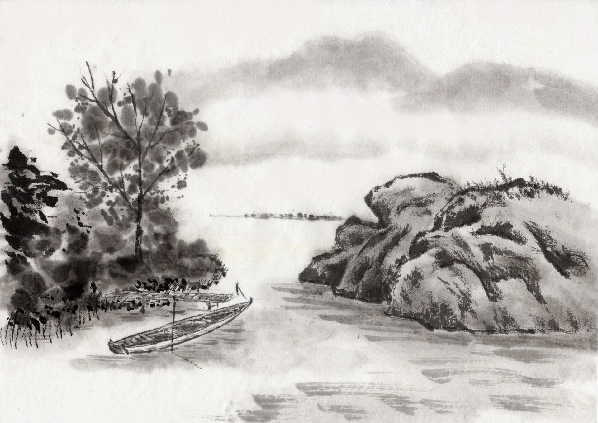 Filename Ink Art Of Chinese Landscape Wallpaper Updated