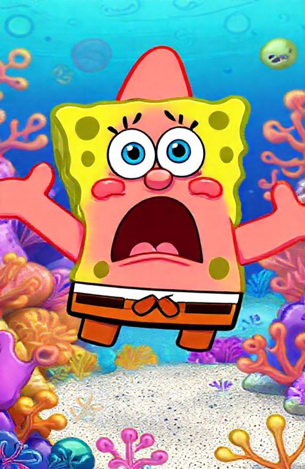 Surprised Patrick Wallpaper