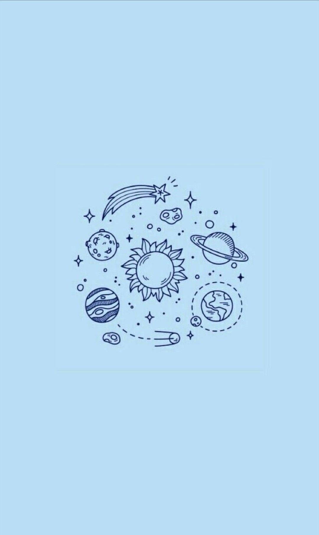 Top Cute Blue Phone Wallpaper Full HD 4k To Use