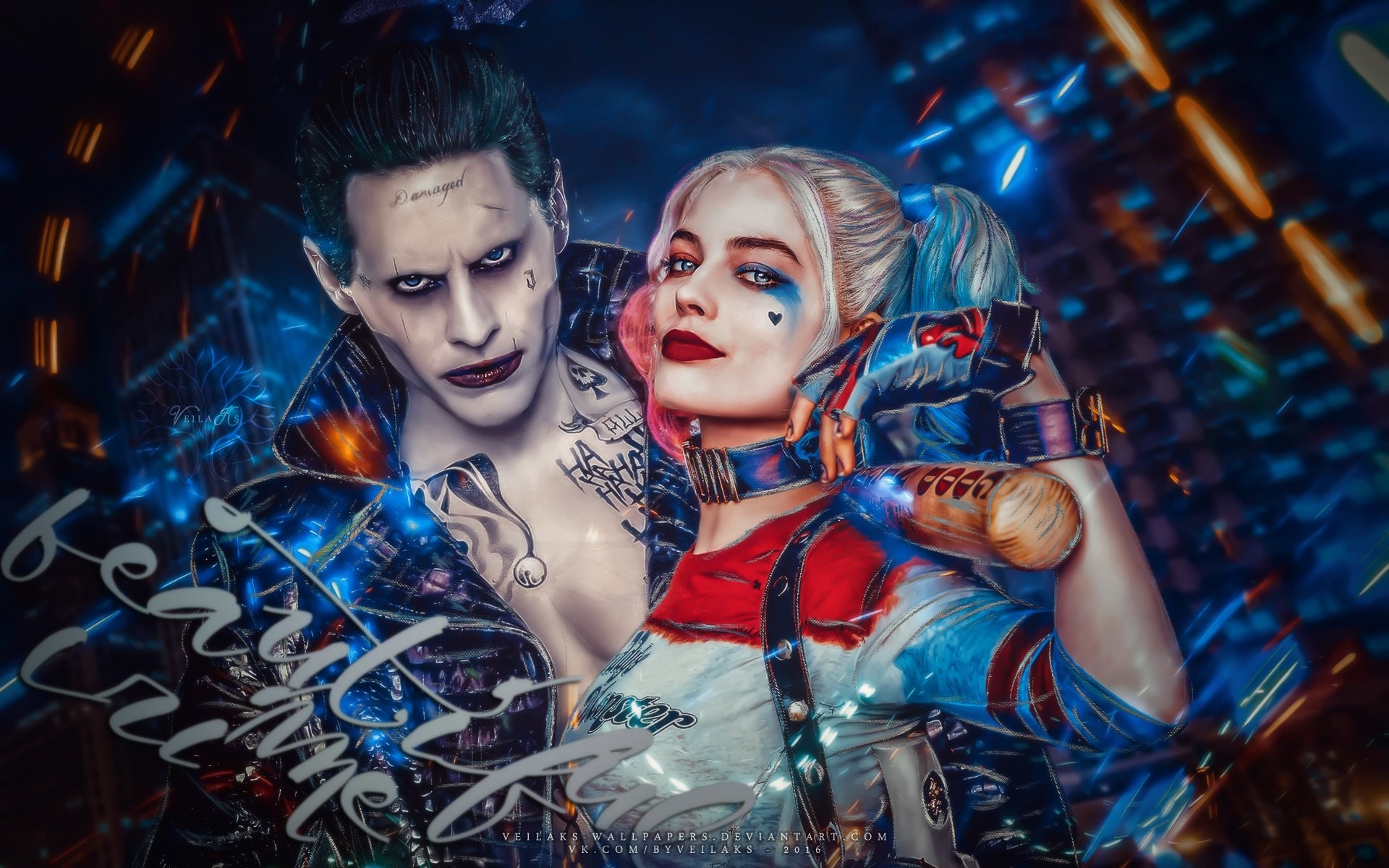 Joker Harley Quinn Wallpaper Image