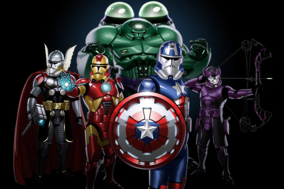The Avengers As Star Wars Clone Troopers Hiconsumption