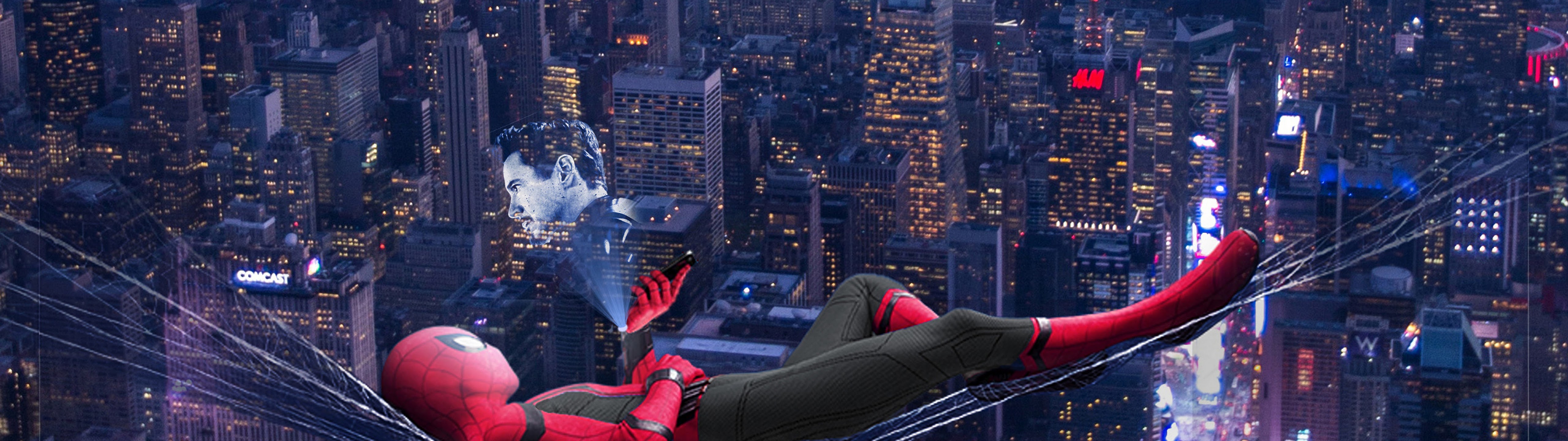Spider Man Far From Home Tony Stark 4k Wallpaper